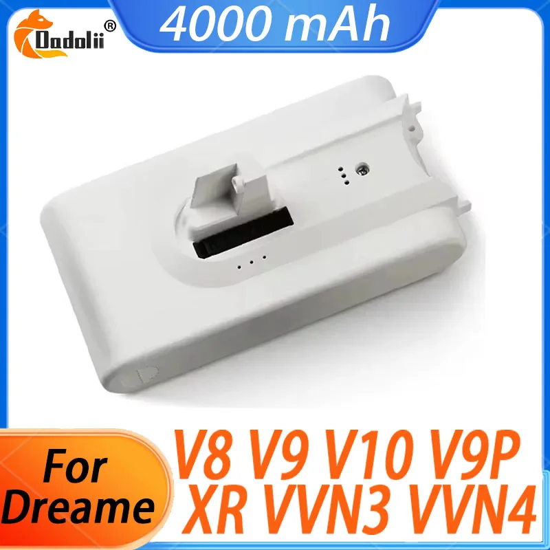25.2V 4000mAh Rechargeable Battery Vacuum Cleaner Battery Battery Replacement for Xiaomi Mijia Vacuum Cleaner V8 V9 V9B V9P V10 XR VVN3 VVN4 Dreame Vacuum Cleaner