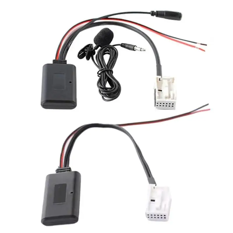 

Wireless Module Audio Aux Adapter Cable 12 Pin Aux Radio Cable ForPeugeot 307 408 508 ForCitroen Sega Stereo Auxiliary Receiver