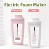 0.6L Electric Milk Frother,USB Portable Blender,Wireless Coffee Maker,Home Kitchen Egg Beater Mixer Machine,Whisk Cream Foam Cup 1
