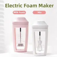 0.6L Electric Milk Frother,USB Portable Blender,Wireless Coffee Maker,Home Kitchen Egg Beater Mixer Machine,Whisk Cream Foam Cup 1