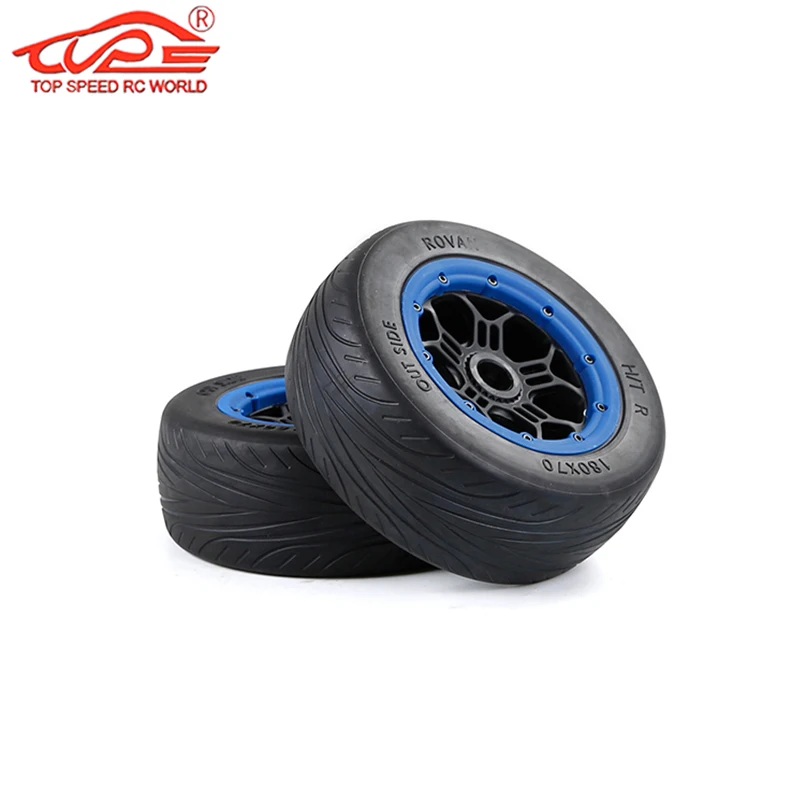 

Upgrade Parts on Road Tyre with Wheel Hub & Ring Kit for 1/5 SCALE RC CAR LOSI 5IVE T ROFUN ROVAN LT KM X2 SLT V5 BAHA 5S TRUCK