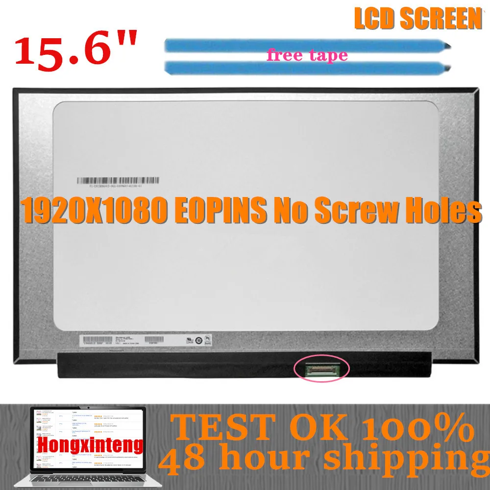 Tela Lcd para Laptop 15 Polegadas Tela Lcd 1920×1080 30 Pinos B156htn06.1 Apto Nt156fhm-n62 Nt156fhm-n61 N156hga-eab N156hga-eac