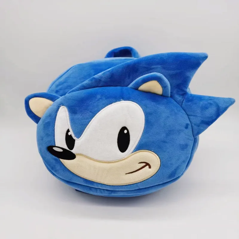 thumbnail image 1 of Nueva mochila Sok, mochila de peluche, ratón supersónico, erizo, Sonic Kid Nak, juguete de peluche, bolsa de libros de peluche, muñeca, 1 of 4