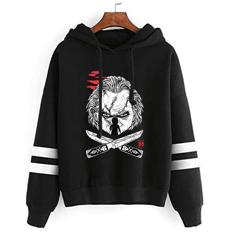 

Halloween Horror Movies Hoodies High Street Sweatshirt Steam Punk Y2k Tops Harajuku Fashion Clothes Loose Tracksuit Men Women