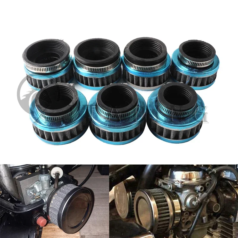 Motorcycle 35/38/42/45/50/58mm Air Filter High Flow Universal ATV Pit Dirt Bike Sports Intake for Honda Kawasaki Yamaha