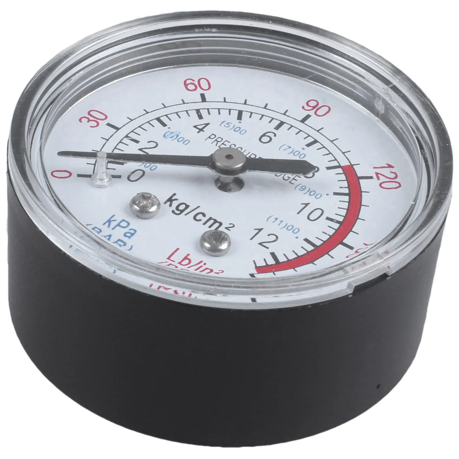 

Круглый циферблат диаметром 0-180 psi 13 мм 1/4BSP, черный