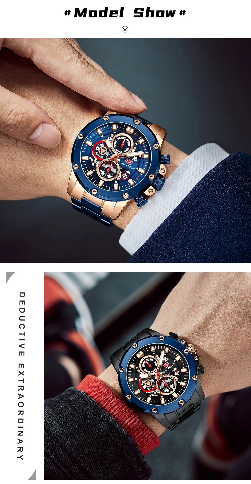 MINI FOCUS Quartz Watch for Men Waterproof_voghion.com