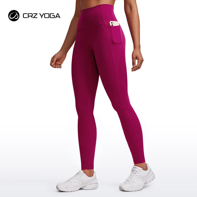 CRZ YOGA Womens Butterluxe High Waisted Workout Leggings 28'' - High  Waisted Full Length Soft Athletic Yoga Pants - AliExpress