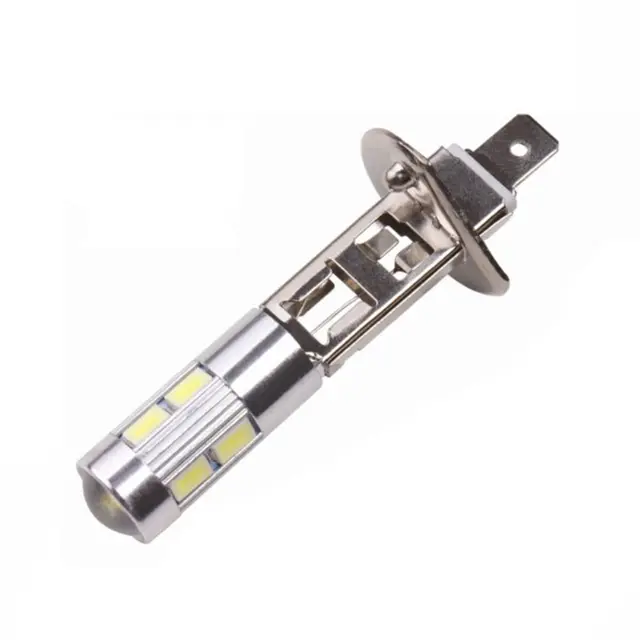 2 Lampadine LED COB H1 55W 6000K Bianco Freddo Per Fendinebbia O DRL | Kit Auto
