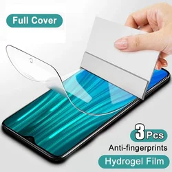 3 - Pack Universal Hydrogel Screen Protector Film - Hydrogel Film (Vivo V50e India)