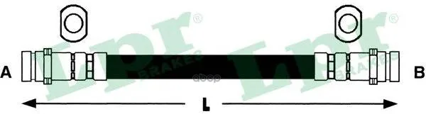 Шланг тормозной MITSUBISHI COLT/LANCER/SPACE RUNNER 320мм LPR арт. 6T46394 |