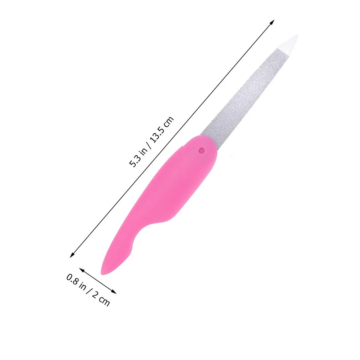 3개입 프리미엄 스테인리스 스틸 ABS 네일 파일, 부드럽고 윤기나는 손톱을 위한 접이식 디자인, 매니큐어 페디큐어 그루밍 네일 버퍼 키트