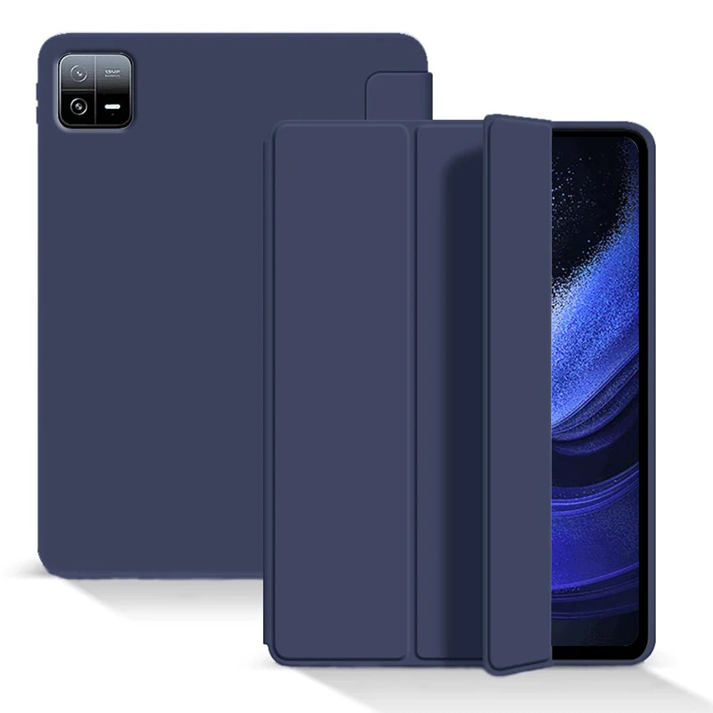 Trifold Stand Smart Cover with Soft TPU Back and Auto Wake/Sleep Function