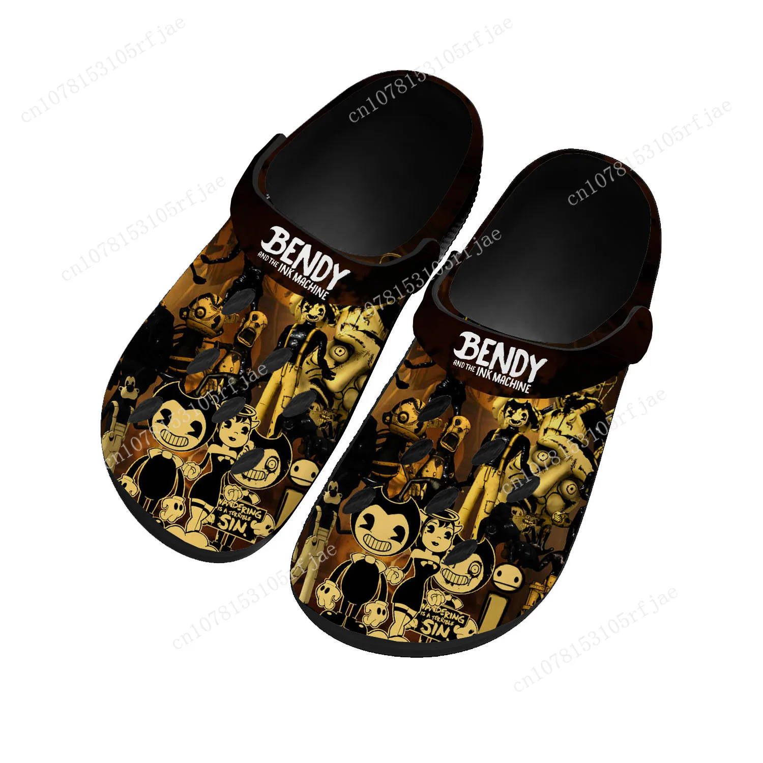 

Anime Cartoon Manga Game Bendy Movie Home Clogs Mens Womens Teenager Tailor Made Water Shoes Garden Beach Hole Slippers Sandals