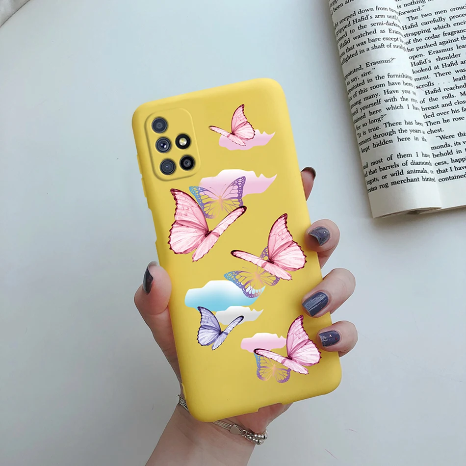 Sunflower Butterfly Slim Soft Bumper Case