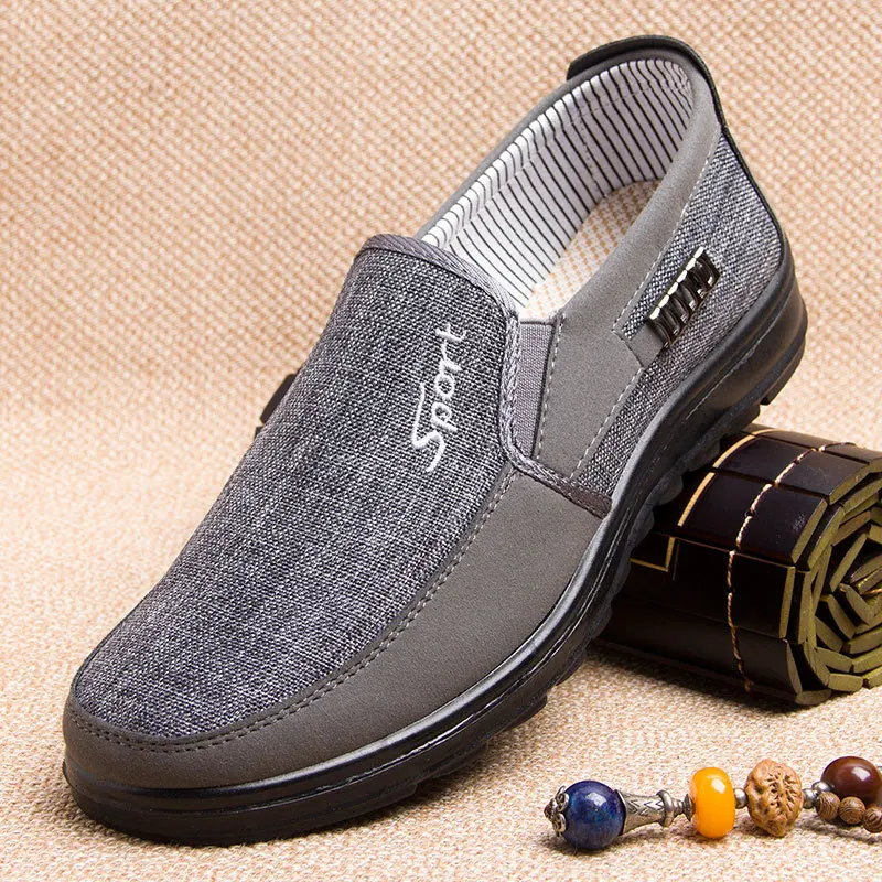 Canvas Shoes Men Classic Loafers Men Casual Shoes Breathable Walking Flat Men Shoes Sneakers Plus Size 2023 6