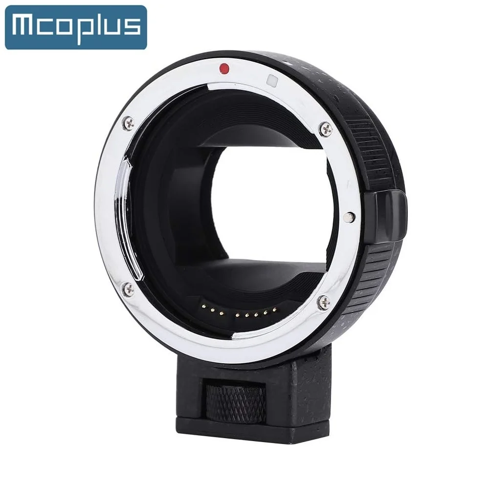 Mcoplus Ef-Nex Ii Anello Adattatore Per Montaggio Obiettivo Con Messa A Fuoco Automatica Per Obiettivo Di Montaggio Canon Ef Ef-S A Sony E Mount A6300