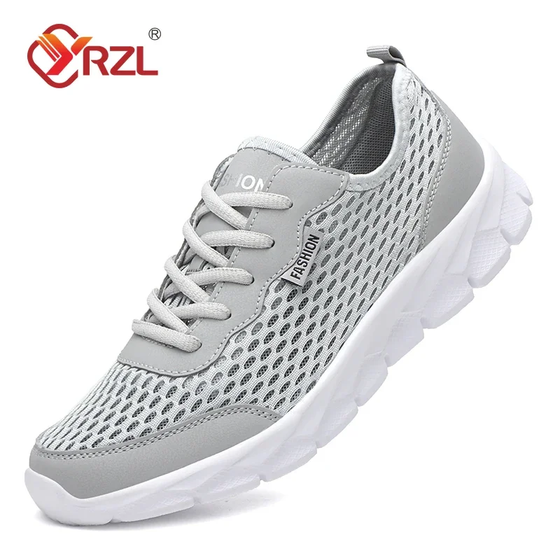 YRZL Men's Tennis Lightweight Breathable Mesh Athletic Shoes 3