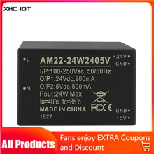 

24W AC-DC Dual-Output Buck Power Supply Module 100~250VAC To 24V 5V DIP AM22-24W2405V