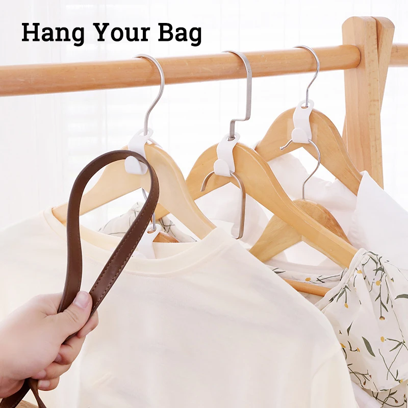 Space Saving Multi Hang Clothes Hanger Connector Hooks