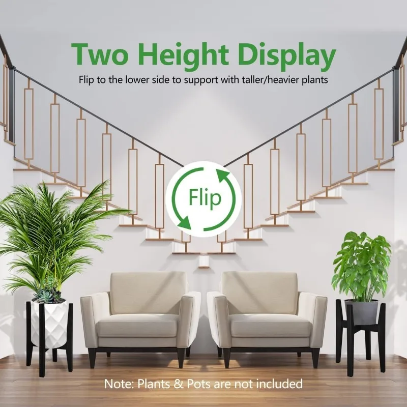 Plant Stand Solid Adjustable Wood Item Plant Rack for Home Decor Flower Pot Stand Easy Assembly Outdoor Garden Patio Furniture plant stand wooden flower shelf