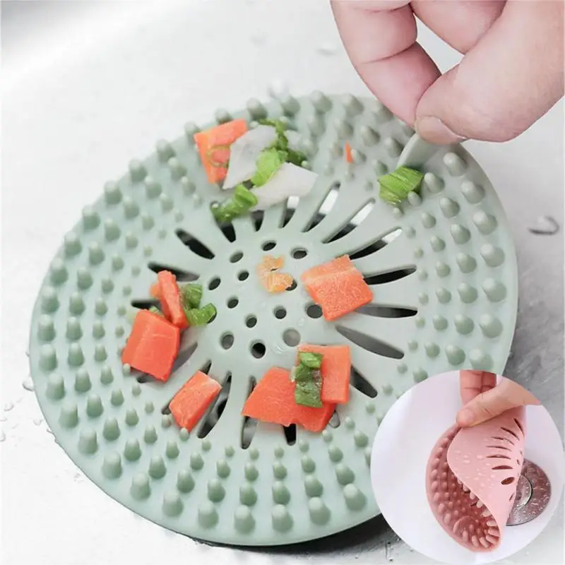 Bathroom Hair Sink Filter Floor Drain Strainer Water Hair Stopper Bath Catcher Shower Cover Clog Kitchen Sink Anti Blocking