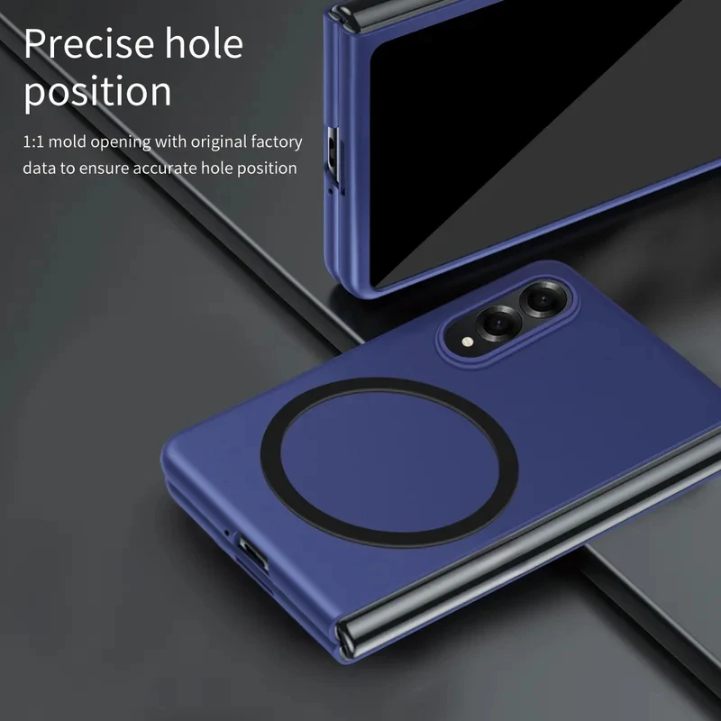 Ultra Thin Skin Feel Magnetic Phone Case with Magsafe Compatibility and Wireless Charging Capability