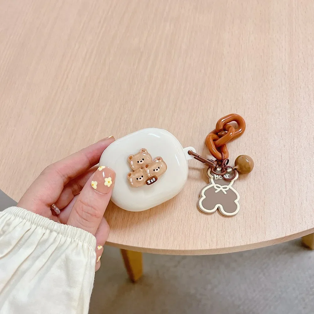 Per Redmi Buds 4 Lite Custodia Cute Cartoon Bear/Cover Per Auricolari In Silicone Fiore Colorato Per Xiaomi Redmi Buds 4 Lite Cover