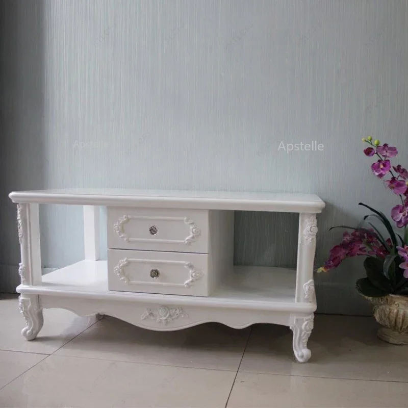 Wooden Table Legs European Style Furniture Feet Accessories Bare Feet Sofa Coffee Table TV Cabinet LegsWooden Carved Rubber