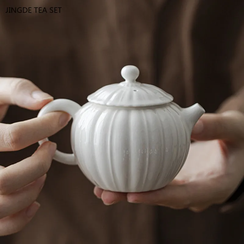 150ml Japanese Handmade Ceramic Teapot Retro Home Filter Tea Infuser Retro Zen Beauty Teapot Chinese Tea Accessories