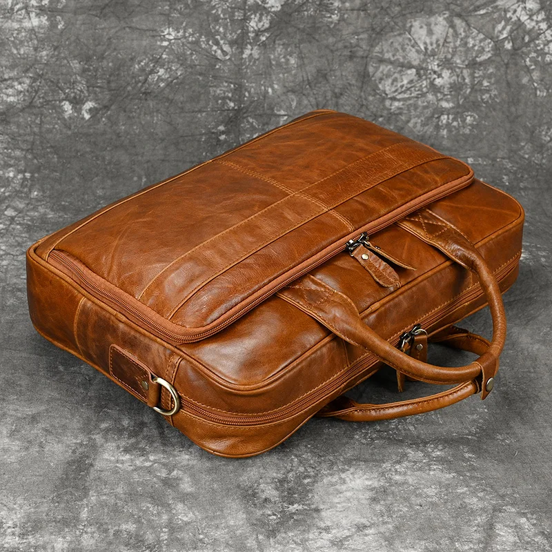 Laptop Bag 17 - Premium Leather (No. 1)