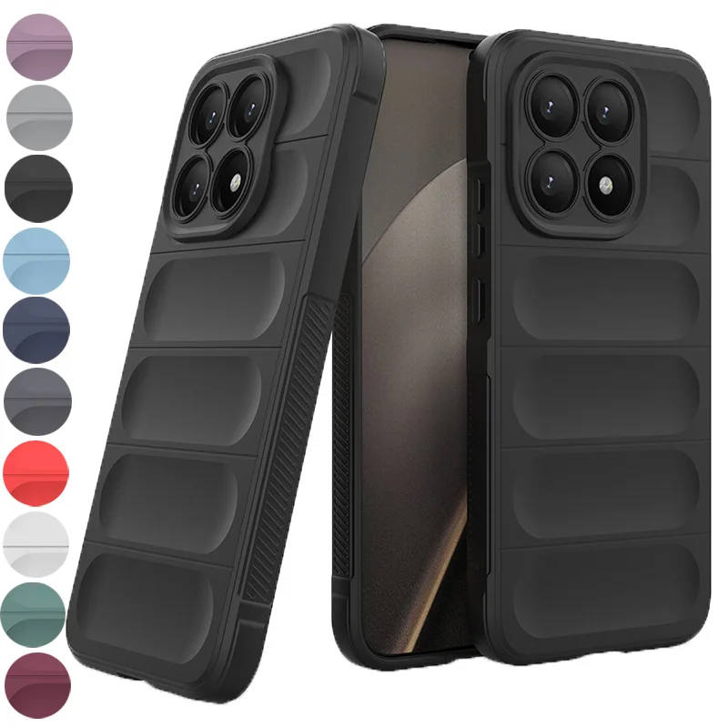 Luxury Silicone Shockproof Phone Case with 6D Air Bag Design