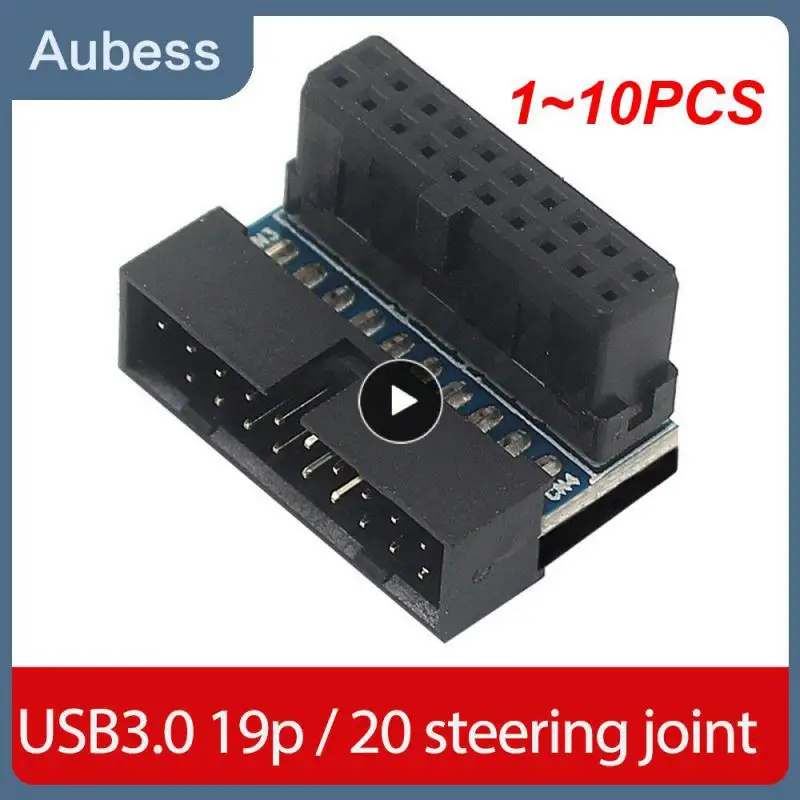 

1~10PCS 3.0 19 Pin 20pin Male To Female Extension Adapter Up Down Angled 90 Degree for Motherboard Mainboard