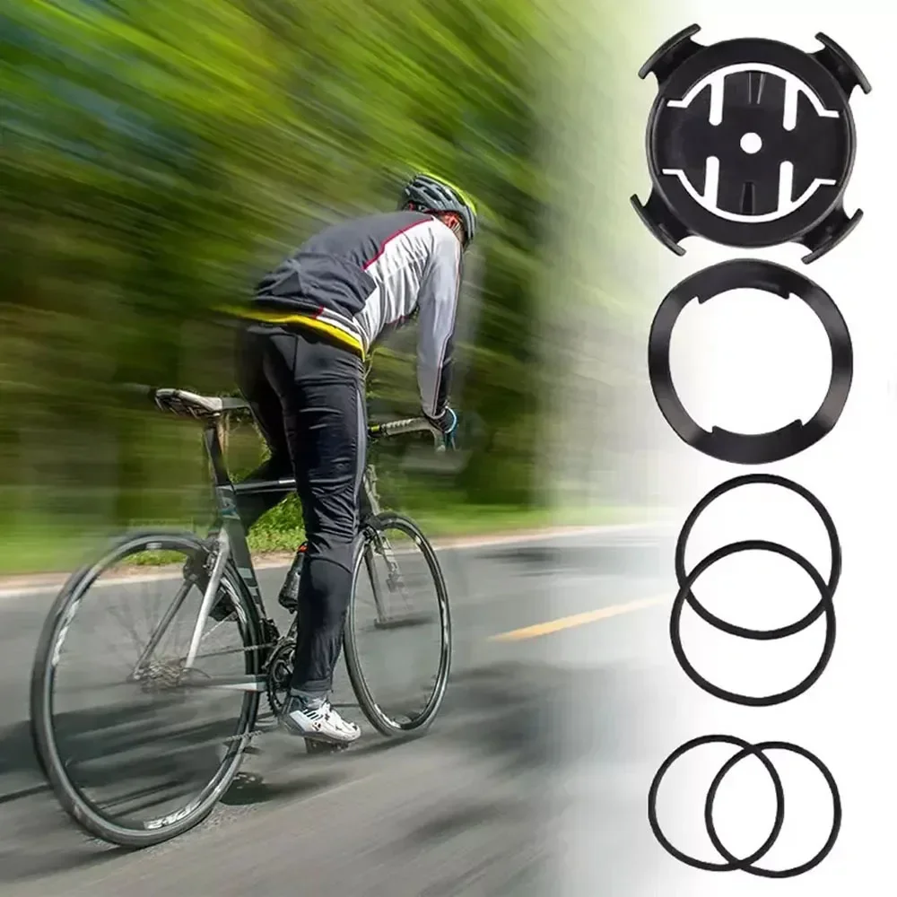 MTB Bicycle Speedometer Mount Secure Stopwatch Holder Cycling Computer Adapter Shockproof Bracket for 22-40mm Handlebar