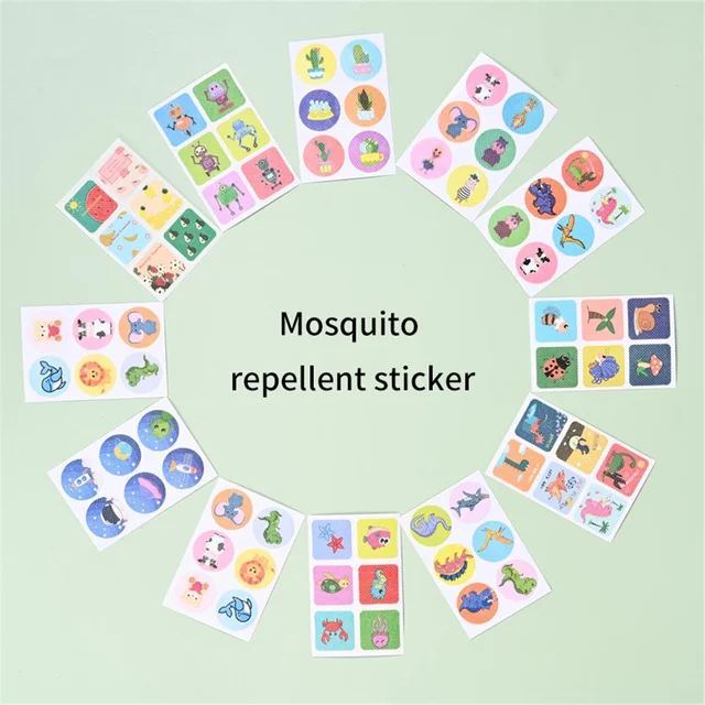 36/240Pc Rajzfilm Szúnyog Javítás Tiszta Növényi Illóolaj-Anti-Moszkitó-Visszataszító Patch Matricák Gyermekek Számára Kisgyermek Csecsemő Gyerek - Image 3