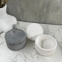 DIY Handmade Gypsum Form Aroma Cup Mold Mongolia Cup Gypsum Form for Candles Cup Mold Silicone Mold for Cement Jewelry Box Mold - Image 2