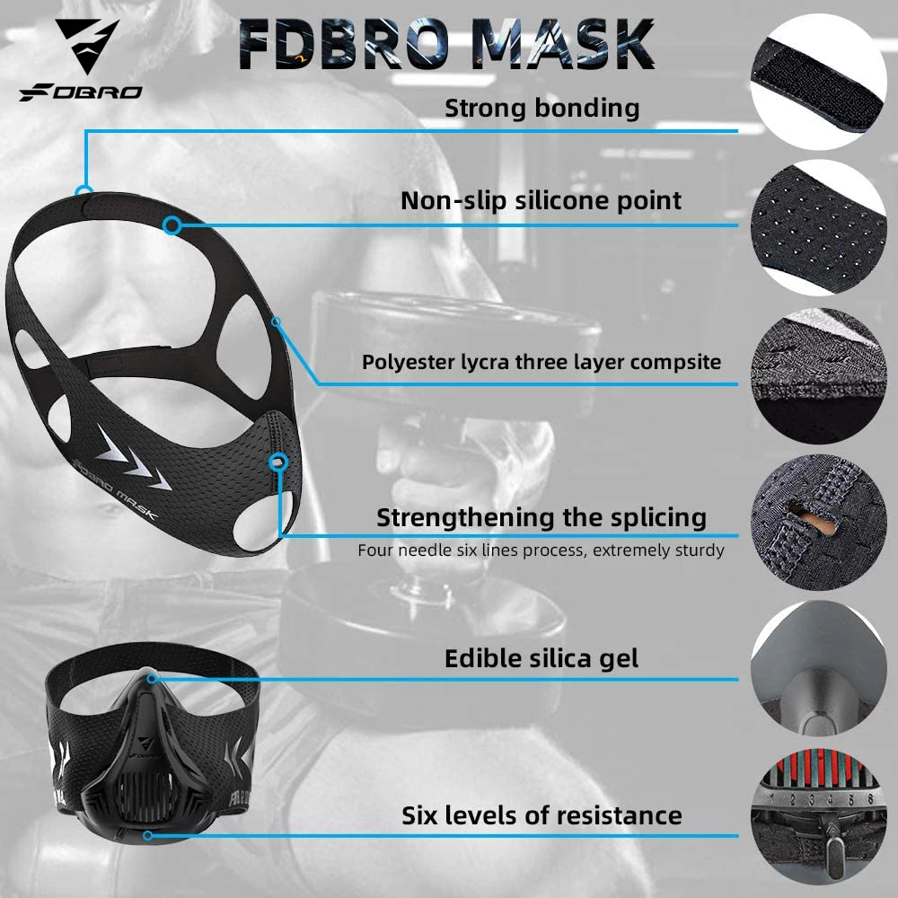 Masque réutilisable en tissu noir, taille adulte, plié sur fond blanc, achat pour protection durable.