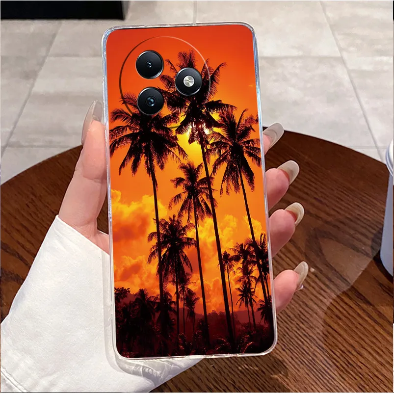 Clear Case with Cute Love Rabbit Cartoon - Luxury Soft Silicone TPU Cover