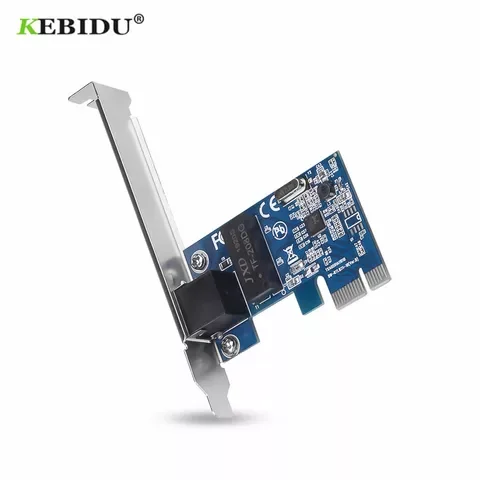 KEBIDU 1000Mbps Gigabit PCI-E Network Card Ethernet PCI Express 10/100/1000M RJ-45 LAN Adapter Converter Network Controller