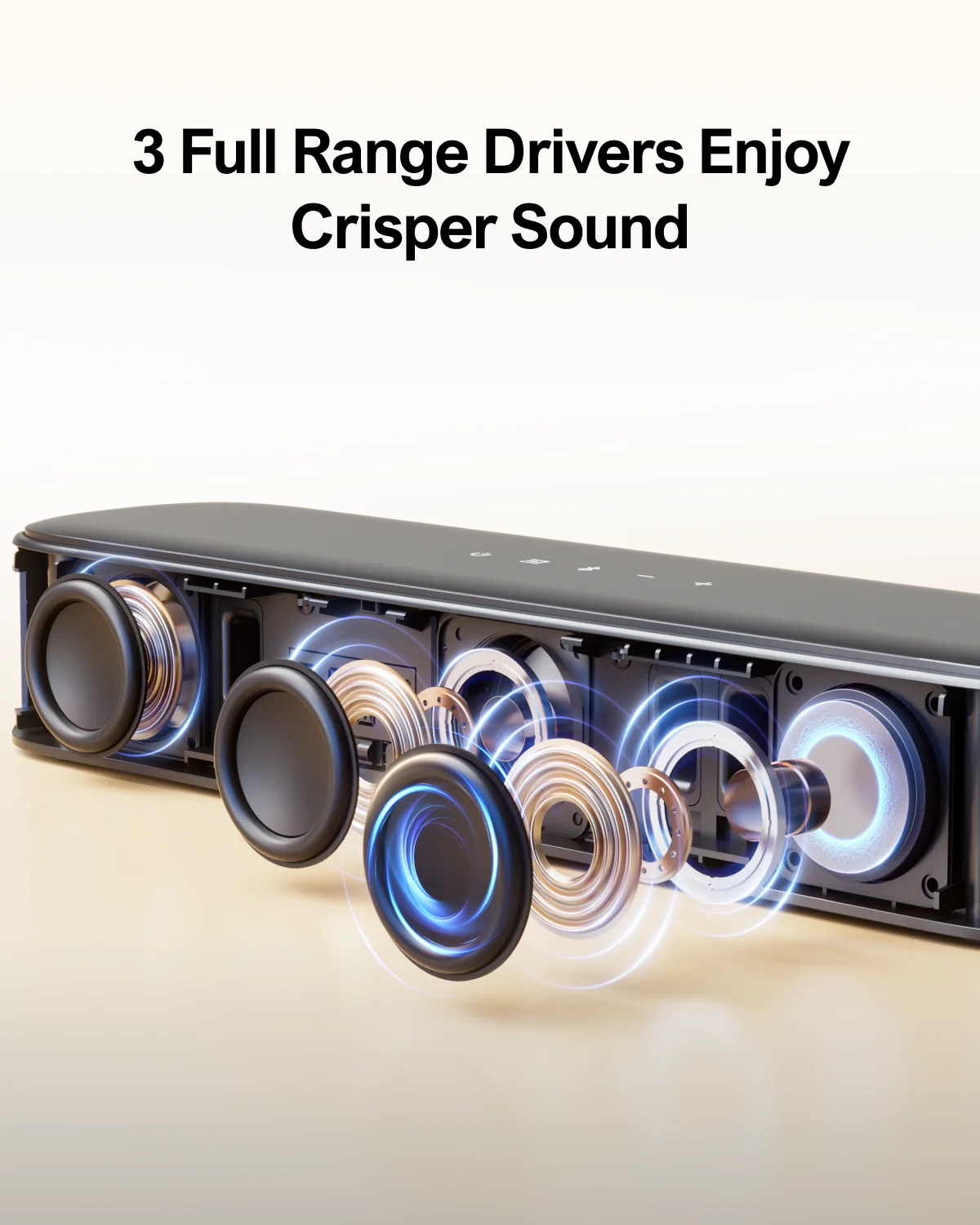 ULTIMEA 250W 5.1 Soundbar for TV, Home Theater Virtual Surround Sound System with App Control, Subwoofer & 2 Surround Speakers 4