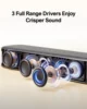 ULTIMEA 250W 5.1 Soundbar for TV, Home Theater Virtual Surround Sound System with App Control, Subwoofer & 2 Surround Speakers 4