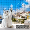 Balcony Netting for Pets Anti-Fall Mesh Cat Safety Fence for Patio Pet Guard Netting for Balcony Stairs Doorway Window Gate Deck