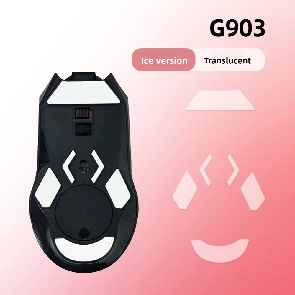 2개/세트 로지텍 G903 E-스포츠 게이밍 마우스 피트 패드 교체용 둥근 곡선형 게이밍 마우스 피트 스케이트