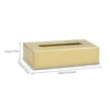 Stainless Steel Versatile Tissue Box Home Living Room Gold Light Luxury Style ins Napkin Box Suitable For Room Home Or Office 6