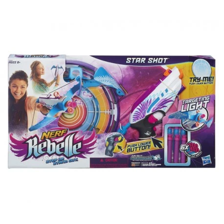 NERF REBELLE STAR de juguete| - AliExpress