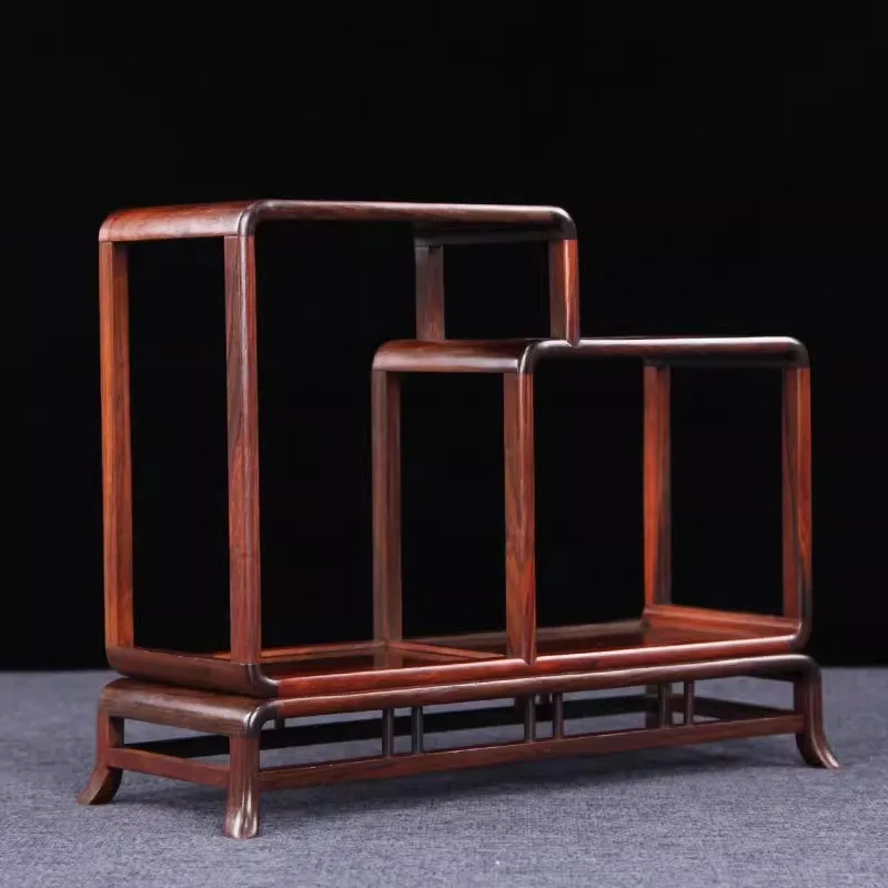 Redwood Bogu Rack, Red Sour Branch Multi Treasure Rack, Solid Wood Tea Set, Tea Rack, Display Rack, Tea Rack, Storage Rack