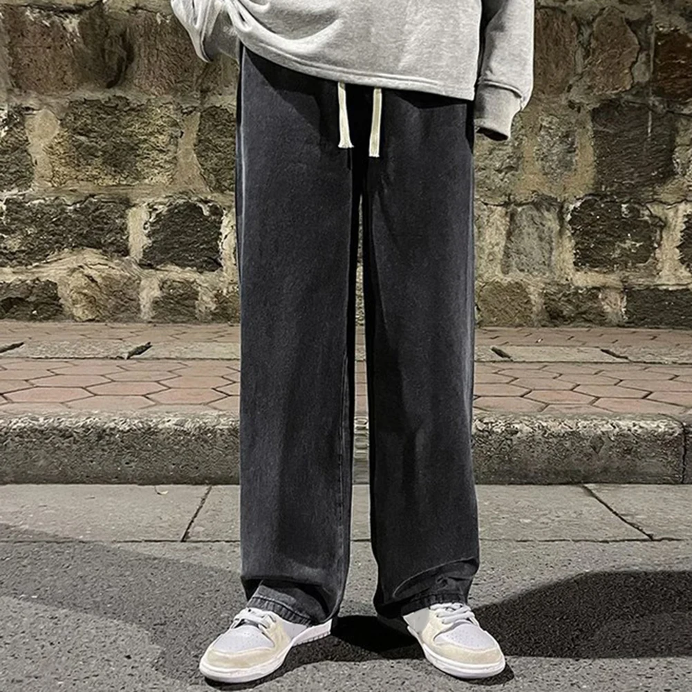 

Regular Pants Baggy Solid Color Straight Casual Street Photography Classic Pants Vacation Stylish Comfy Hot New