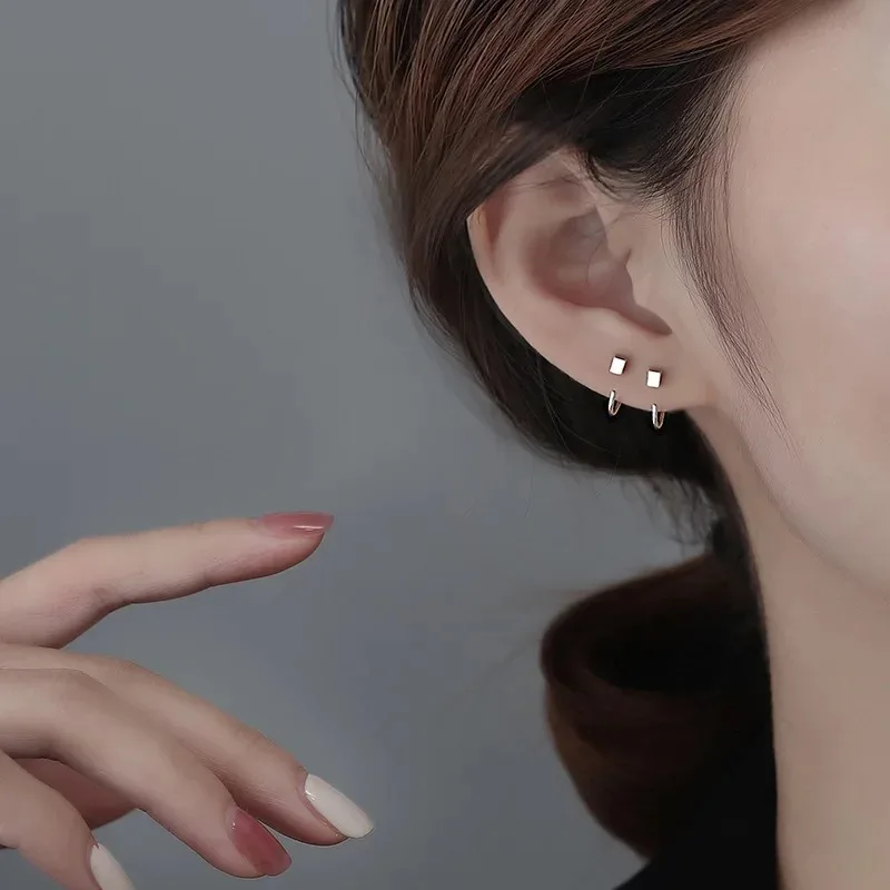 Orecchini A Bottone Per Uomo - Italia - Foto 4