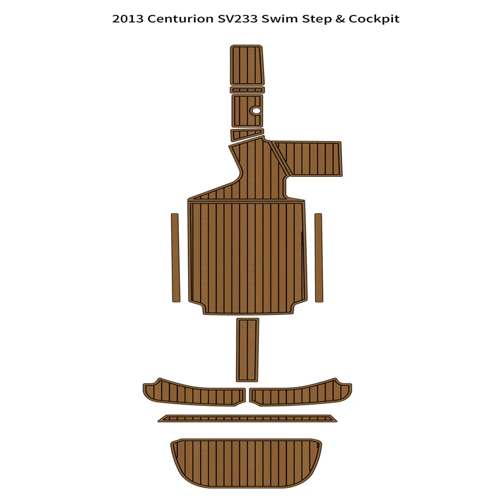 

2013 г., Centurion SV233, напольный коврик из искусственного тика, из пеноматериала ЭВА, для плавательной платформы, для лодки