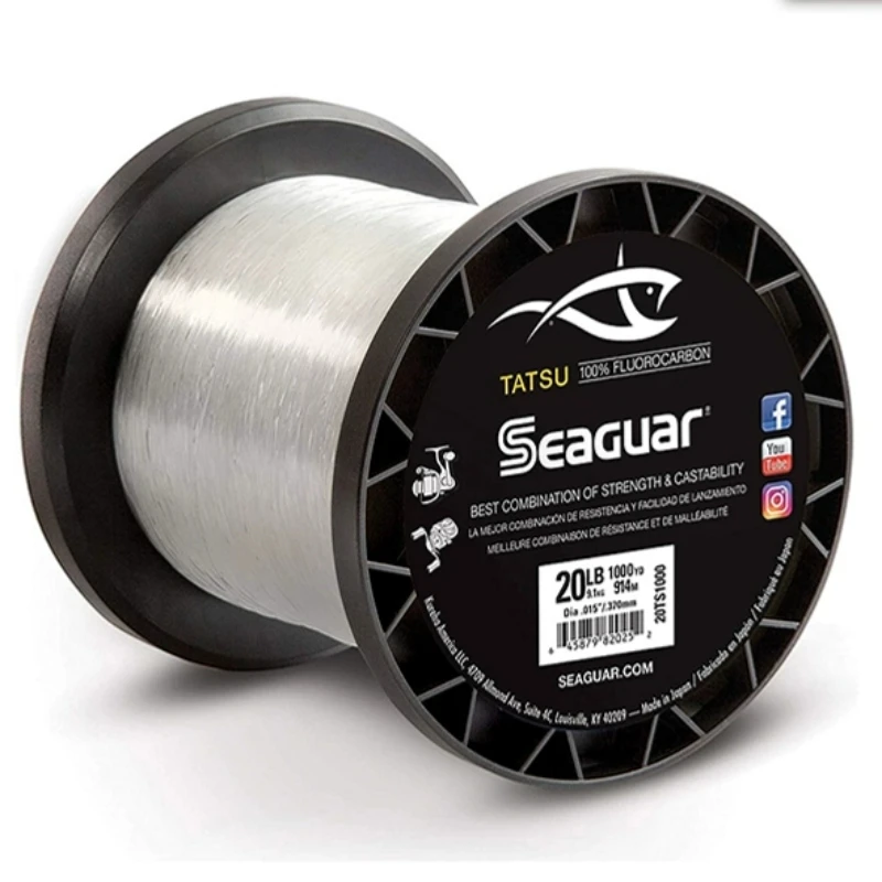 Seaguar TATSU Lenza Da Pesca In Fluorocarbonio - 200m, Morbida E Sensibile, Alta Resistenza, Per Acqua Dolce